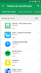 Samsung Galaxy S6 Edge - Android Nougat - Aplicações - Como pesquisar e instalar aplicações -  7 