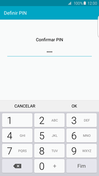 Samsung Galaxy S6 Edge + - Segurança - Como ativar o código de bloqueio do ecrã -  10 