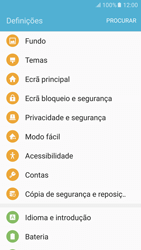 Samsung Galaxy S6 Android M - Segurança - Como ativar o código de bloqueio do ecrã -  4 