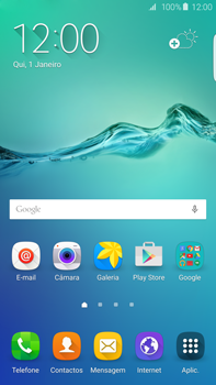 Samsung Galaxy S6 Edge + - Aplicações - Como configurar o WhatsApp -  1 