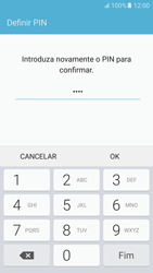 Samsung Galaxy S6 Android M - Segurança - Como ativar o código de bloqueio do ecrã -  10 