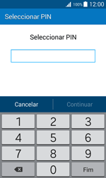 Samsung Galaxy J1 - Segurança - Como ativar o código de bloqueio do ecrã -  7 