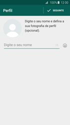 Samsung Galaxy S6 Edge - Aplicações - Como configurar o WhatsApp -  13 