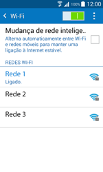 Samsung Galaxy J1 - Wi-Fi - Como ligar a uma rede Wi-Fi -  8 