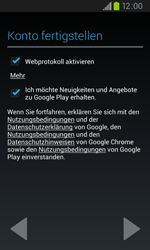 Samsung I9105P Galaxy S II Plus - Apps - Konto anlegen und einrichten - Schritt 10