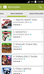 Samsung Galaxy J1 - Aplicações - Como pesquisar e instalar aplicações -  7 