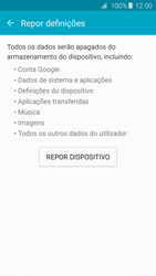 Samsung Galaxy S6 Edge - Repor definições - Como repor definições de fábrica do telemóvel -  7 