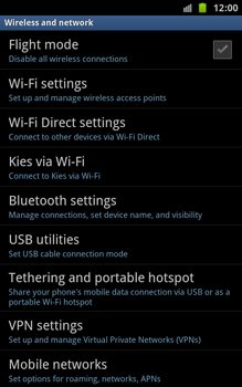 Samsung N7000 Galaxy Note - Internet - manual configuration - Step 5 