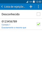Samsung Galaxy J1 - Chamadas - Como bloquear chamadas de um número -  12 