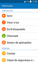 Samsung Galaxy J1 - Segurança - Como ativar o código de bloqueio do ecrã -  4 