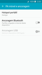 Samsung Galaxy S6 Edge - Internet no telemóvel - Como partilhar os dados móveis -  5 