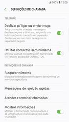 Samsung Galaxy S6 Edge - Android Nougat - Chamadas - Como bloquear chamadas de um número -  6 