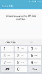 Samsung Galaxy S6 Android M - Segurança - Como ativar o código de bloqueio do ecrã -  9 