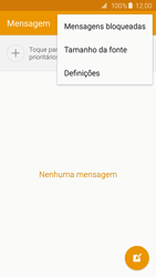 Samsung Galaxy S6 Edge - SMS - Como configurar o centro de mensagens -  5 