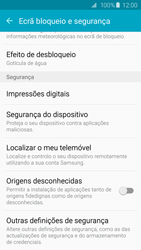 Samsung Galaxy S6 Edge - Segurança - Como ativar o código PIN do cartão de telemóvel -  5 
