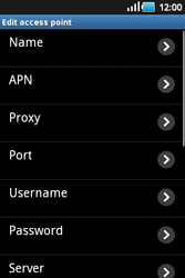 Samsung S5660 Galaxy Gio - Internet - manual configuration - Step 8 