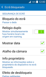 Samsung Galaxy J1 - Segurança - Como ativar o código de bloqueio do ecrã -  5 