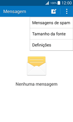Samsung Galaxy J1 - SMS - Como configurar o centro de mensagens -  5 