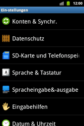 Samsung Galaxy Ace - Basisfunktionen - Hard- und Softreset - Schritt 5