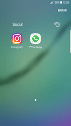 Samsung Galaxy S6 Edge - Android Nougat - Aplicações - Como configurar o WhatsApp -  5 