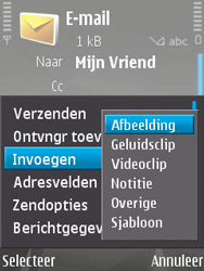 Nokia N82 - E-mail - hoe te versturen - Stap 11 
