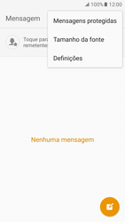 Samsung Galaxy S7 - SMS - Como configurar o centro de mensagens -  5 
