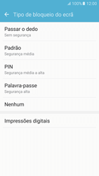 Samsung Galaxy S6 Android M - Segurança - Como ativar o código de bloqueio do ecrã -  6 