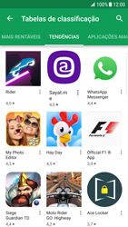 Samsung Galaxy S6 Edge - Android Nougat - Aplicações - Como pesquisar e instalar aplicações -  10 