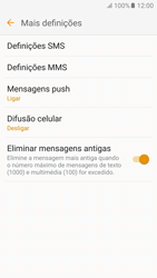 Samsung Galaxy S6 Android M - SMS - Como configurar o centro de mensagens -  7 