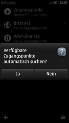 Nokia C7 - Internet - Internetverbindung - Manuelle Einstellung - Schritt 9