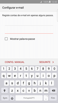 Samsung Galaxy S6 Edge + - Email - Adicionar conta de email -  6 