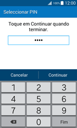 Samsung Galaxy J1 - Segurança - Como ativar o código de bloqueio do ecrã -  8 