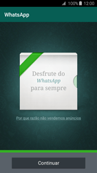 Samsung Galaxy J3 (2016) - Aplicações - Como configurar o WhatsApp -  9 
