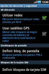 Samsung S5830 Galaxy Ace - funciones básicas - código de seguridad - paso 5 