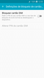 Samsung Galaxy S6 Edge - Segurança - Como ativar o código PIN do cartão de telemóvel -  7 
