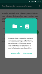 Samsung Galaxy S7 - Aplicações - Como configurar o WhatsApp -  7 