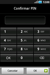 Samsung S5830 Galaxy Ace - funciones básicas - código de seguridad - paso 12 