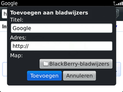 BlackBerry 9900 Bold Touch - Internet - Internet gebruiken - Stap 6 