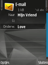 Nokia N82 - E-mail - hoe te versturen - Stap 8 