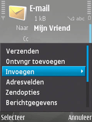 Nokia N82 - E-mail - hoe te versturen - Stap 10 