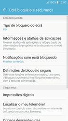 Samsung Galaxy S7 - Segurança - Como ativar o código de bloqueio do ecrã -  13 