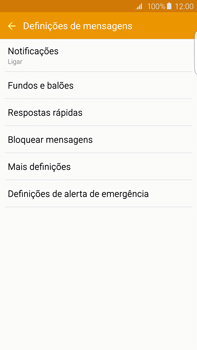 Samsung Galaxy S6 Edge + - SMS - Como configurar o centro de mensagens -  6 