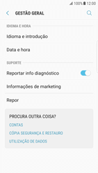 Samsung Galaxy S6 Edge - Android Nougat - Repor definições - Como repor definições de fábrica do telemóvel -  6 