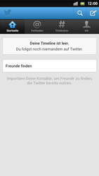 Sony Xperia S - Apps - Twitter einrichten - Schritt 10