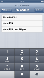 Apple iPhone 5 - Basisfunktionen - SIM-PIN aktivieren und ändern - Schritt 9
