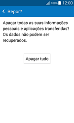 Samsung Galaxy J1 - Repor definições - Como repor definições de fábrica do telemóvel -  8 