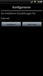 Sony Ericsson Xperia arc S - Internet - Internetverbindung - Automatische Einstellung - Schritt 7