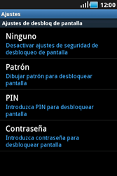 Samsung S5830 Galaxy Ace - funciones básicas - código de seguridad - paso 13 