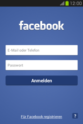 Samsung Galaxy Fame - Apps - Facebook einrichten - Schritt 17