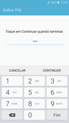 Samsung Galaxy S6 Android M - Segurança - Como ativar o código de bloqueio do ecrã -  8 